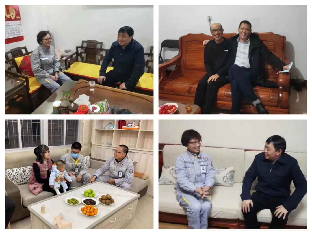 春节慰问送温暖,切切问候传暖意