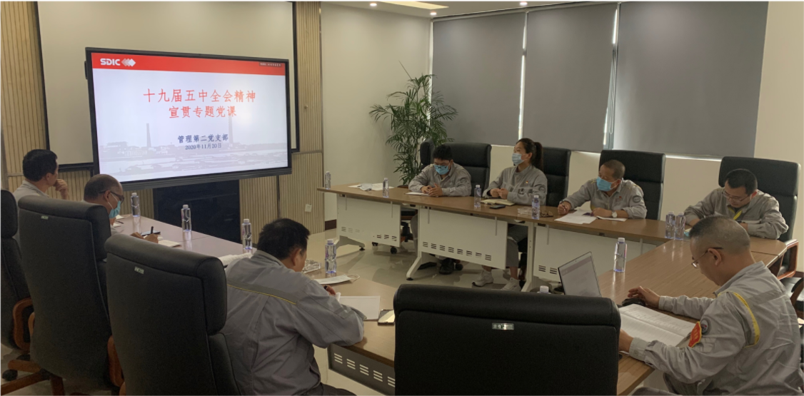 国投湄洲湾电力:凝心聚力 真抓实干把思想和行动统一到十九届五中全会精神上来