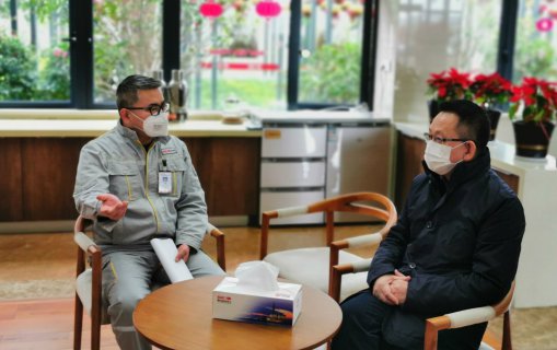 北岸管委会林修岚书记检查公司疫情防控工作